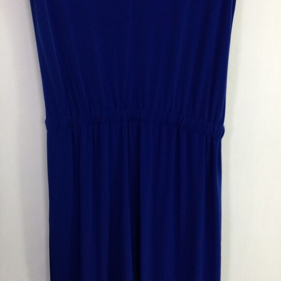 Calvin Klein Women's One-Piece Jumpsuit V-Neck Tie Waist Sleeveless Blue Size 2 - Picture 10 of 16